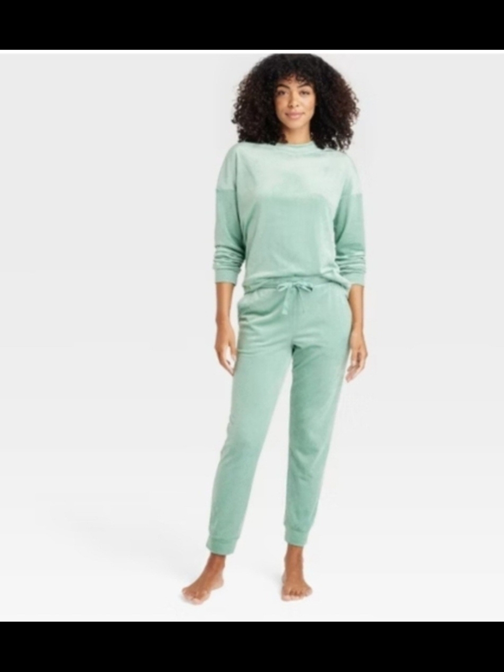 Auden Mint Green Sleep Top With Matching Joggers